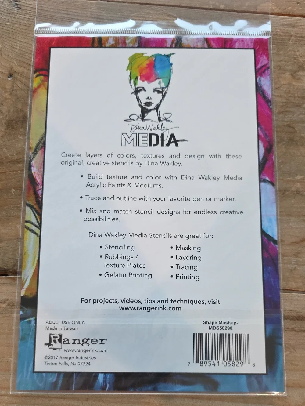 Dina Wakley Media Stencil